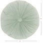 16" X 16" Mint Green Round Velvet