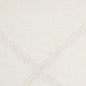 White Abstract  Shaggy Detail Lumbar Pillow