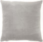 20" Gray Cotton Throw Pillow