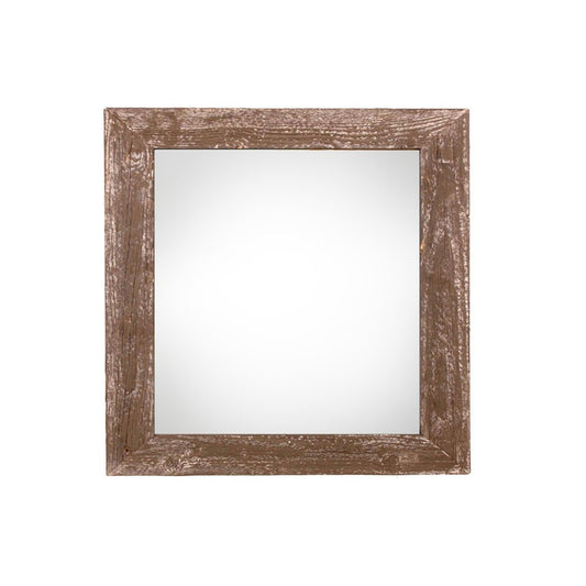 10" x 10" Brown Wood Hanging Picture Frame