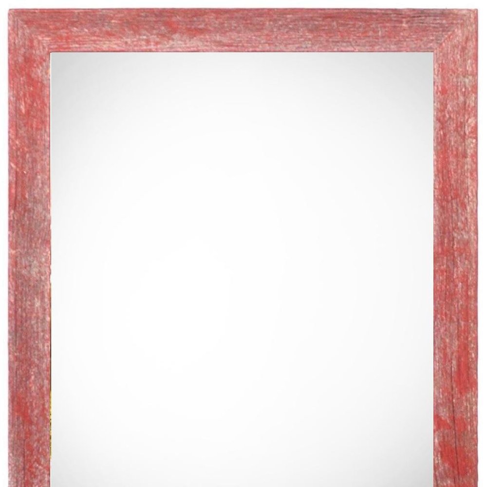 11" x 14" Red Wood Hanging Picture Frame
