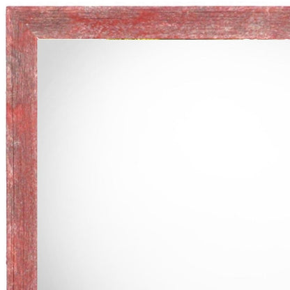 12" x 12" Red Wood Tabletop Picture Frame