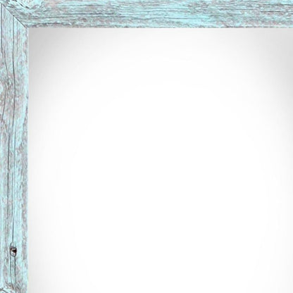 12" x 16" Black Distressed Wood Hanging Picture Frame