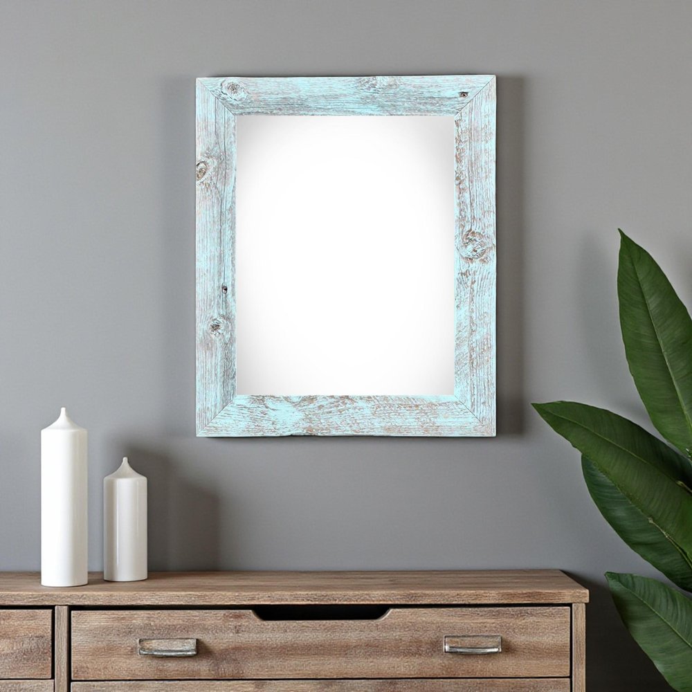 12" x 16" Black Distressed Wood Hanging Picture Frame