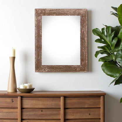 12" x 16" Brown Wood Hanging Picture Frame
