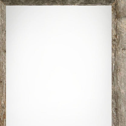 12" x 16" Gray Solid Wood Hanging Picture Frame