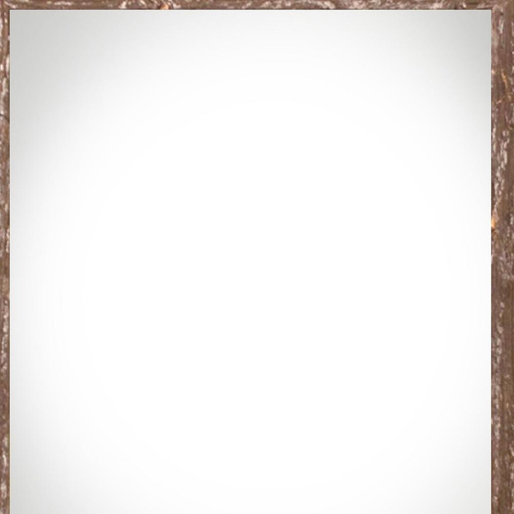 12" x 18" Brown Solid Wood Hanging Picture Frame