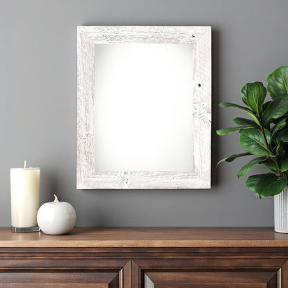 12" x 18" White Wood Hanging Picture Frame
