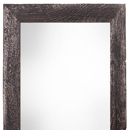 12" x 24" Black Wood Hanging Picture Frame