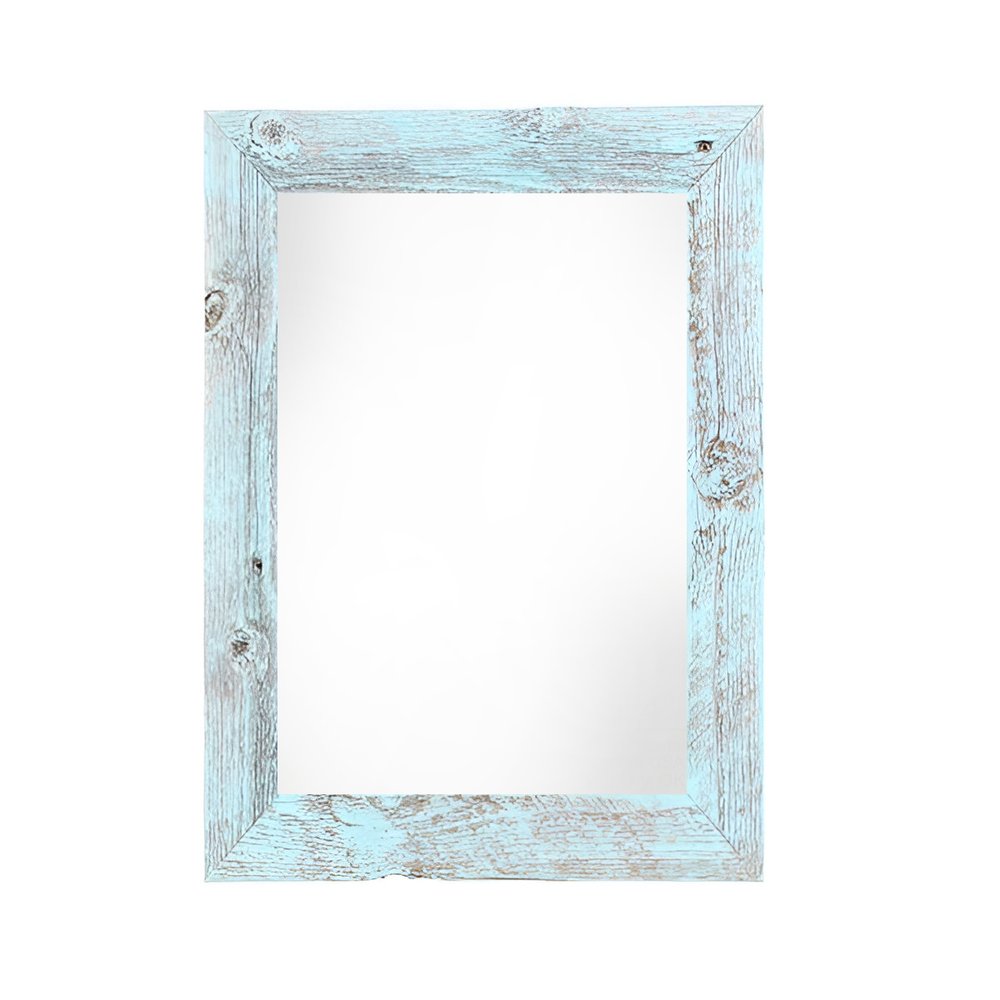 12" x 24" Blue Wood Hanging Picture Frame