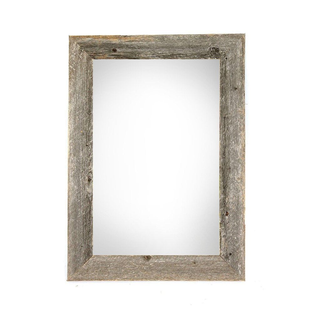 12" x 24" Gray Wood Hanging Picture Frame