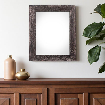 14" x 18" Black Wood Hanging Picture Frame