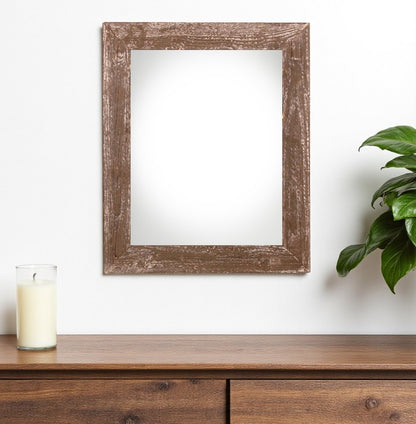 14" x 18" Espresso Solid Wood Hanging Picture Frame