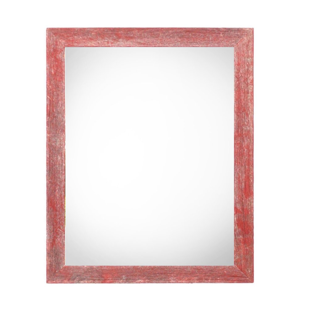 14" x 18" Red Wood Hanging Picture Frame