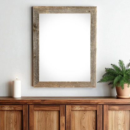 20" x 24" Gray Wood Hanging Picture Frame