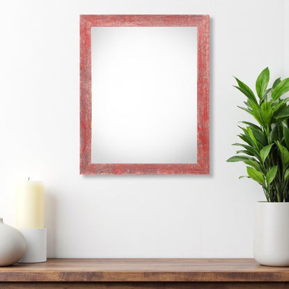 20" x 24" Red Solid Wood Hanging Picture Frame