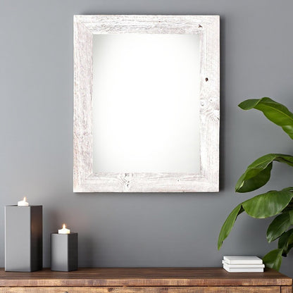 20" x 24" White Solid Wood Hanging Picture Frame