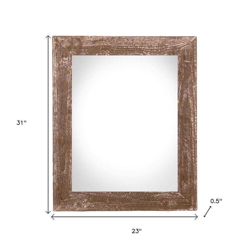 20" x 28" Espresso Solid Wood Hanging Picture Frame