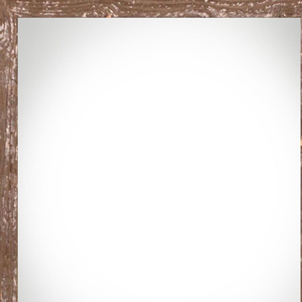 24" x 30" Brown Solid Wood Hanging Picture Frame