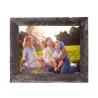 4” X 4” Rustic Farmhouse Rustic Black Wood Frame