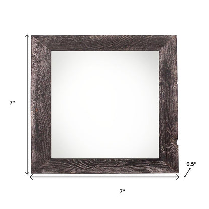 4" x 4" Black Wood Tabletop Picture Frame
