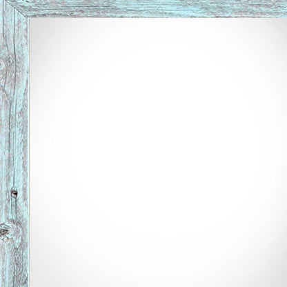 4" x 4" Blue Solid Wood Tabletop Picture Frame