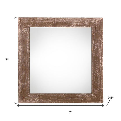 4" x 4" Espresso Solid Wood Tabletop Picture Frame