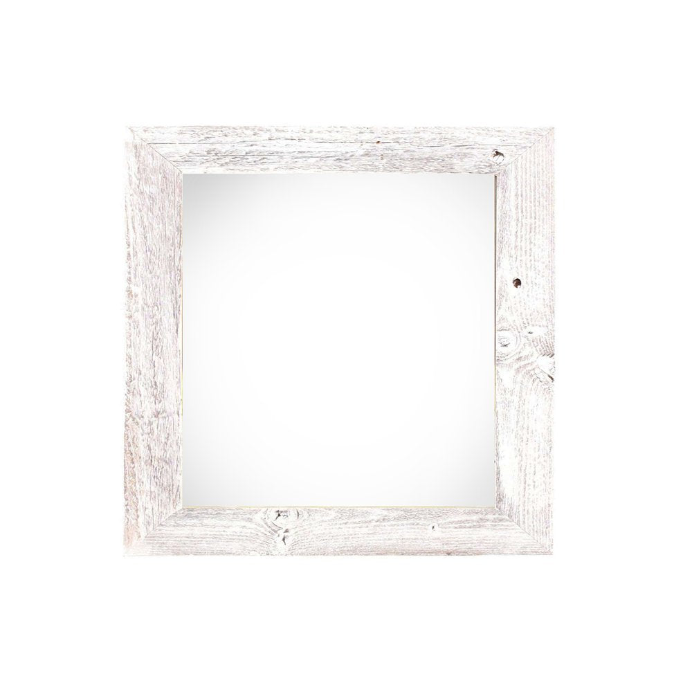 4" x 4" White Wood Tabletop Picture Frame