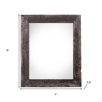 4" x 6" Black Wood Tabletop Picture Frame