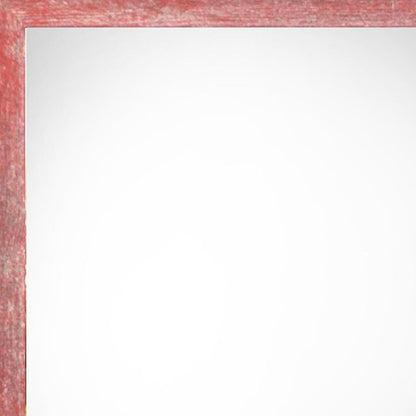 4" x 6" Red Solid Wood Tabletop Picture Frame