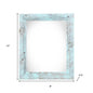 5" x 7" Blue Wood Tabletop Picture Frame