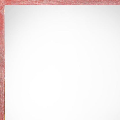 8" x 10" Red Solid Wood Tabletop Picture Frame