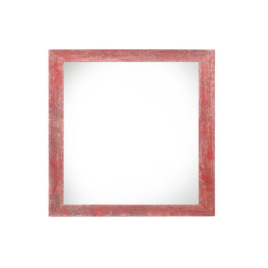 8" x 8" Red Wood Tabletop Picture Frame