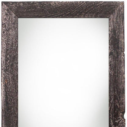 9" x 12" Black Solid Wood Hanging Picture Frame