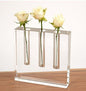 7" Clear Crystal Clear Square Table Vase