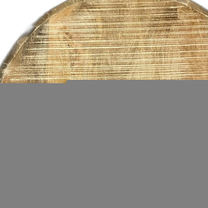 20" Natural Distressed Solid Wood Round Drum End Table