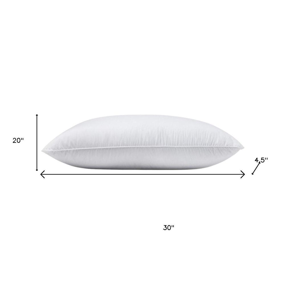100% Cotton Lux Sateen Down Alternative Medium Hypoallergenic Queen Size Bed Pillow