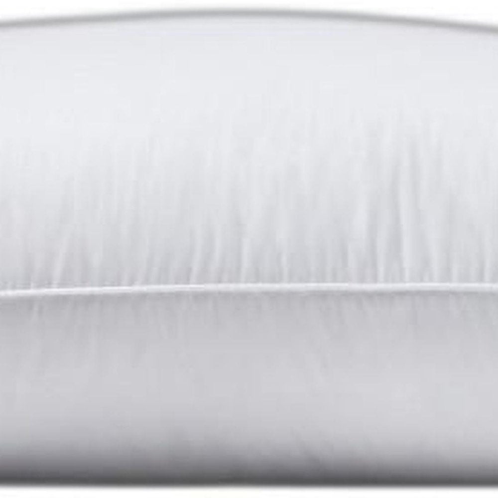 Set Of 2 Lux Sateen Down Alternative King Size Medium Pillows
