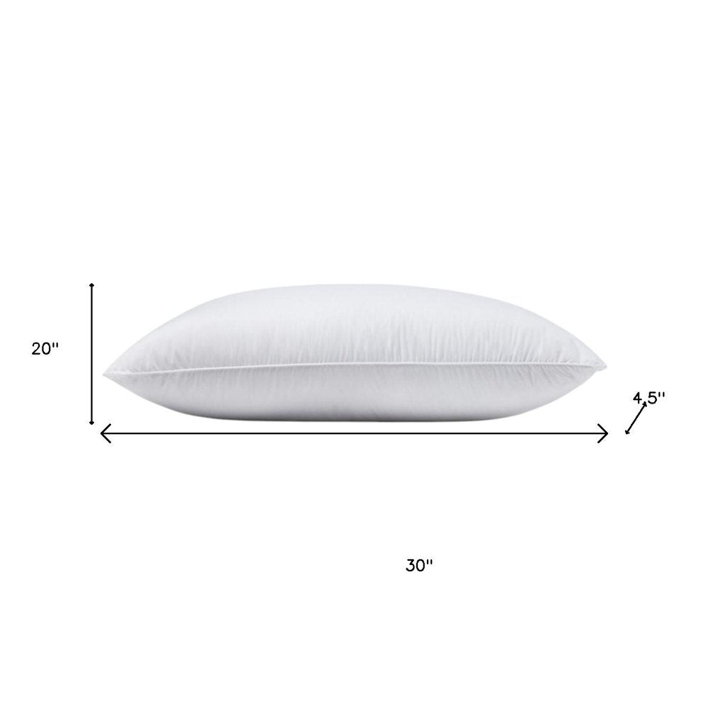 Set of Two Down Alternative Firm Queen Size Bed Pillows