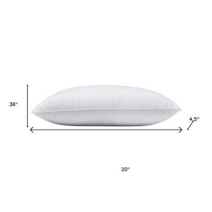 Set of Two Down Alternative Firm King Size Bed Pillows