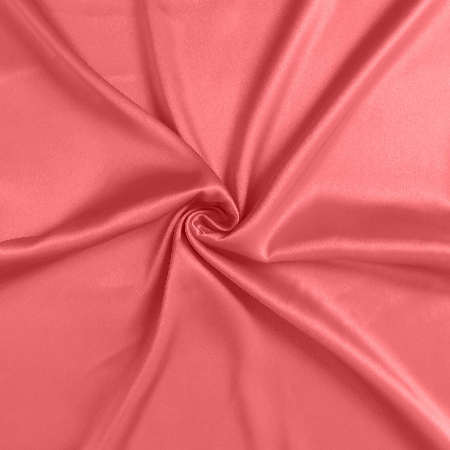 Coral Dreamy Set Of 2 Silky Satin King Pillowcases