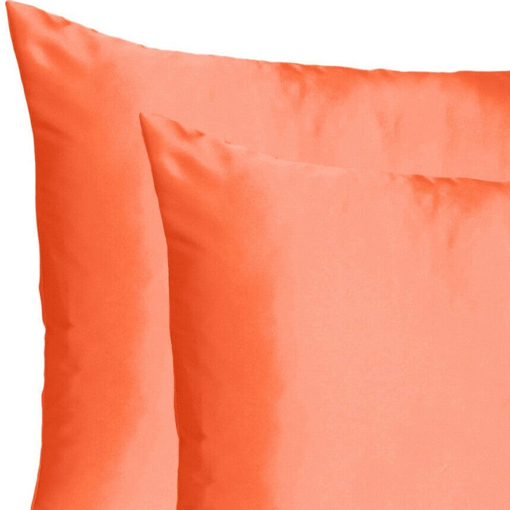 Poppy Dreamy Set Of 2 Silky Satin King Pillowcases