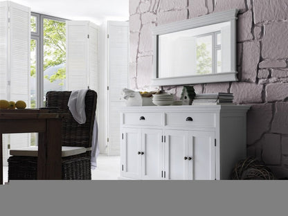 Modern Farmhouse White Buffet Server