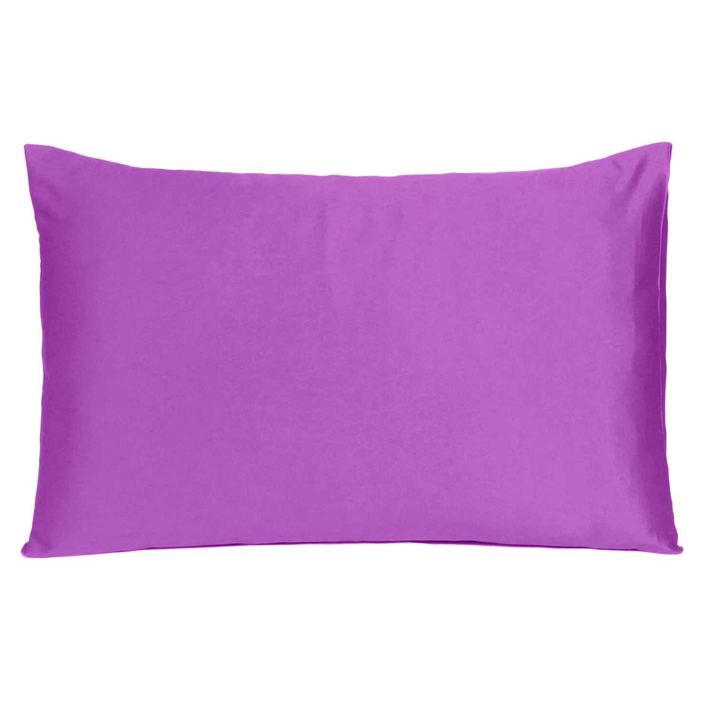 Purple Merlot Dreamy Set Of 2 Silky Satin Queen Pillowcases