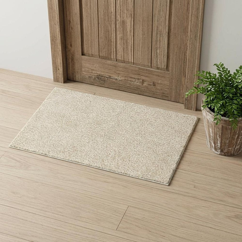 3' X 5' Ivory Shag Hand Tufted Area Rug
