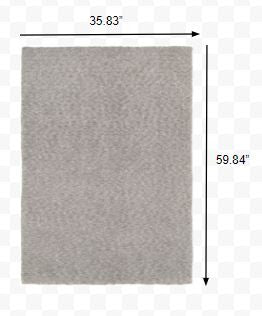 8' X 11' Modern Shaggy Soft Gray Indoor Area Rug