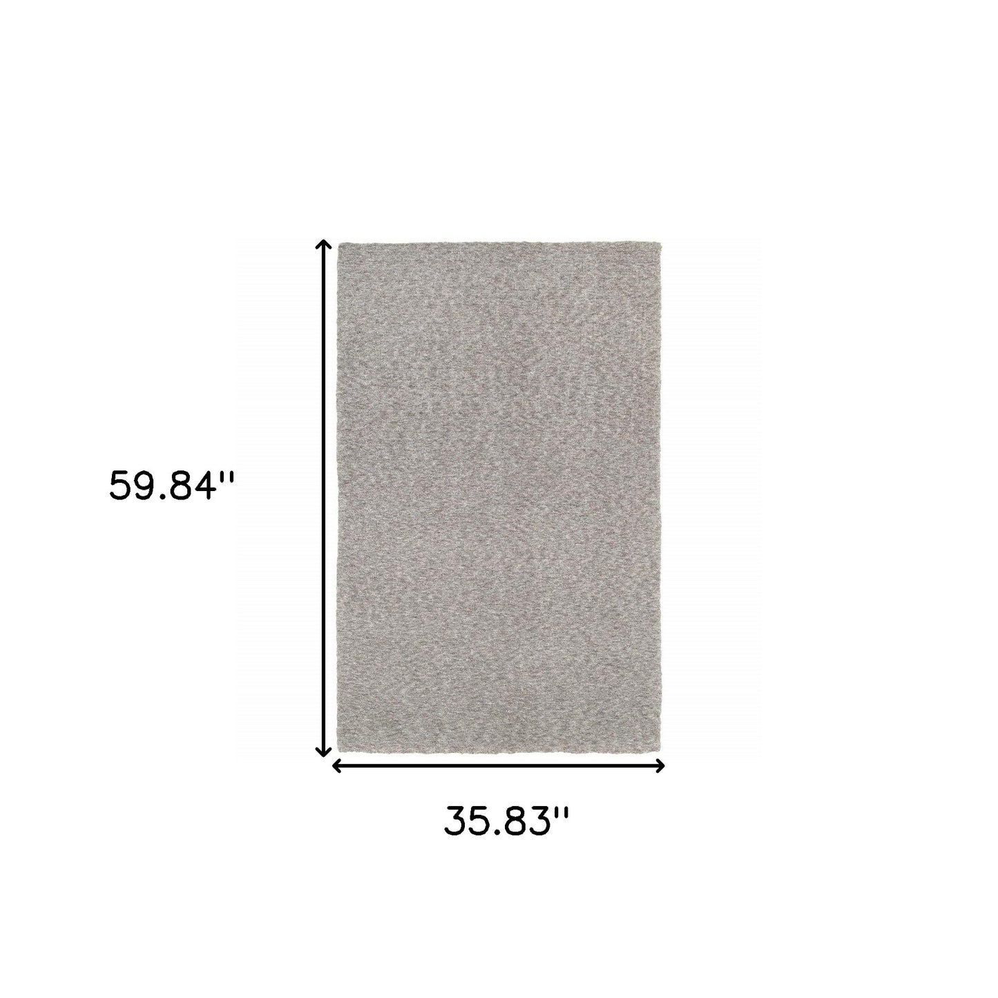 8' X 11' Modern Shaggy Soft Gray Indoor Area Rug