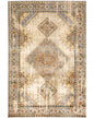 10' X 13' Gray And Beige Aztec Pattern Area Rug