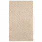 5' X 7' Modern Soft Tan Indoor Area Rug