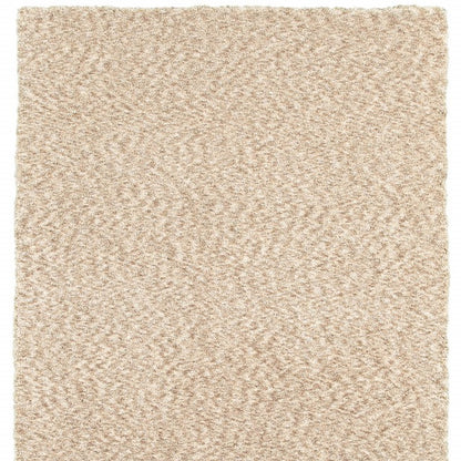 5' X 7' Modern Soft Tan Indoor Area Rug